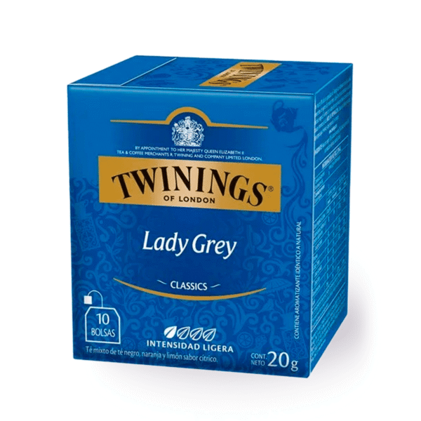 Té Twinings Lady Grey en saquitos