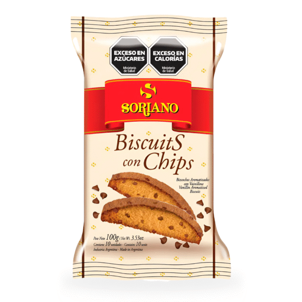 Biscuit con chips Soriano