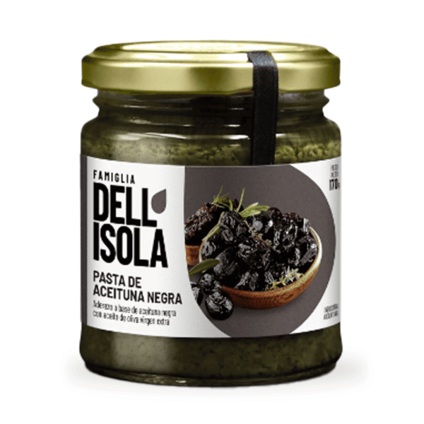 Dell Isola Pasta de Aceitunas Negras x 175g