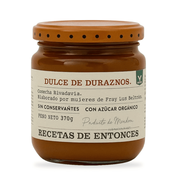 Receta de entonces Dulce de Duraznos x 400g