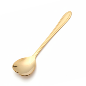 Cuchara corazónn dorado